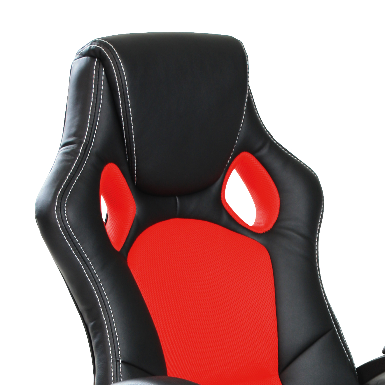 Gaming-Stuhl - schwarz-rot - Kunstleder