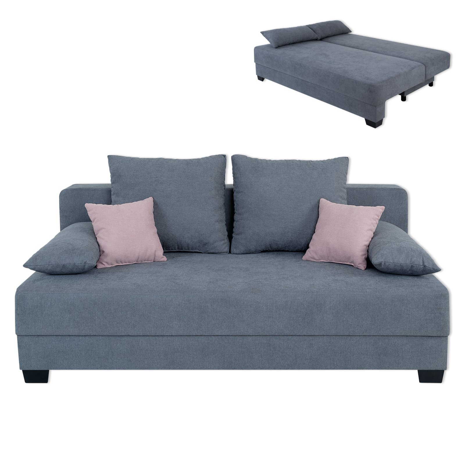 Staukasten ROLLER Boxspringsofa Online kaufen - | mit grau bei - Dauerschläfer -