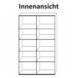 Vitrine - Wildeiche teilmassiv - 110 cm