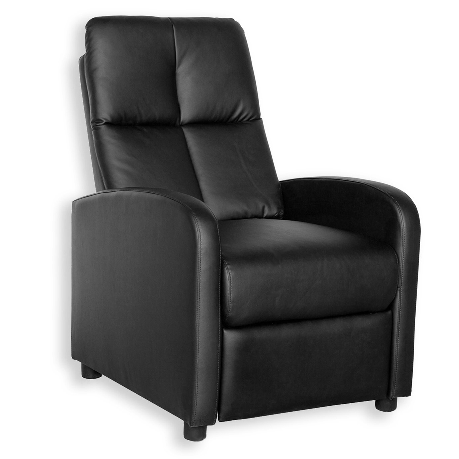 TV-Sessel - schwarz - Federkern - Relaxfunktion