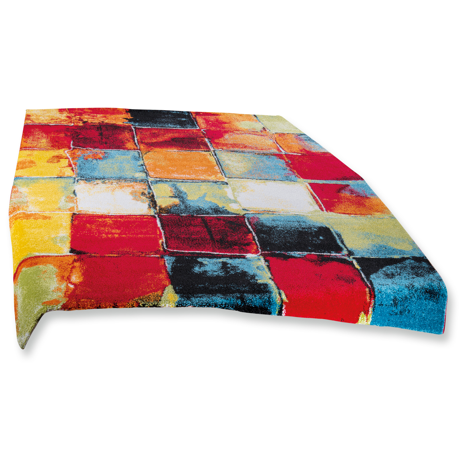 Teppich Bunte Quadrate 80x150 Cm Online Bei Roller Kaufen