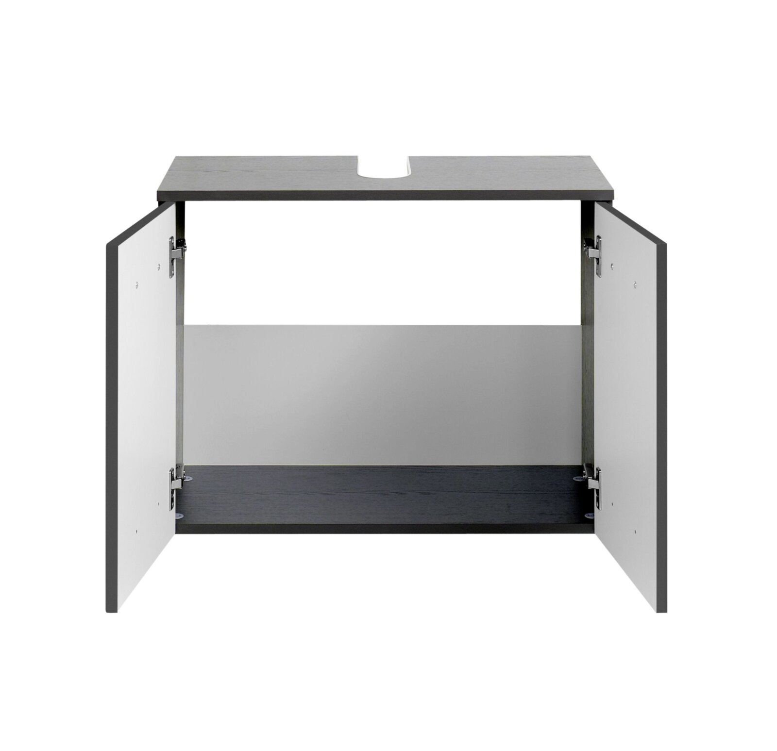 Waschbeckenunterschrank BOLOGNA - grafitgrau-grau Hochglanz - 70 cm |  Online bei ROLLER kaufen | Waschbeckenunterschränke