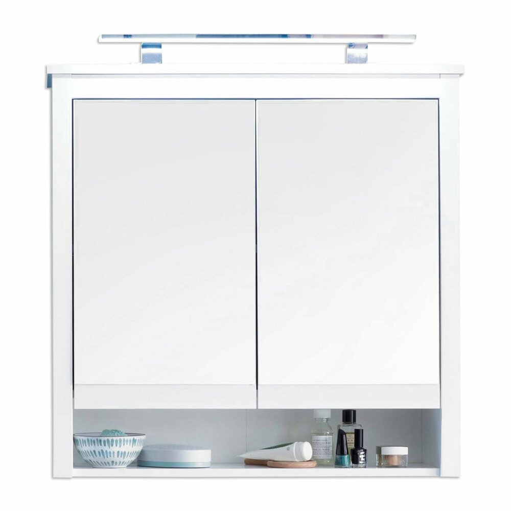 Spiegelschrank OLE - weiß - 2 Türen | Online bei ROLLER günstig kaufen!