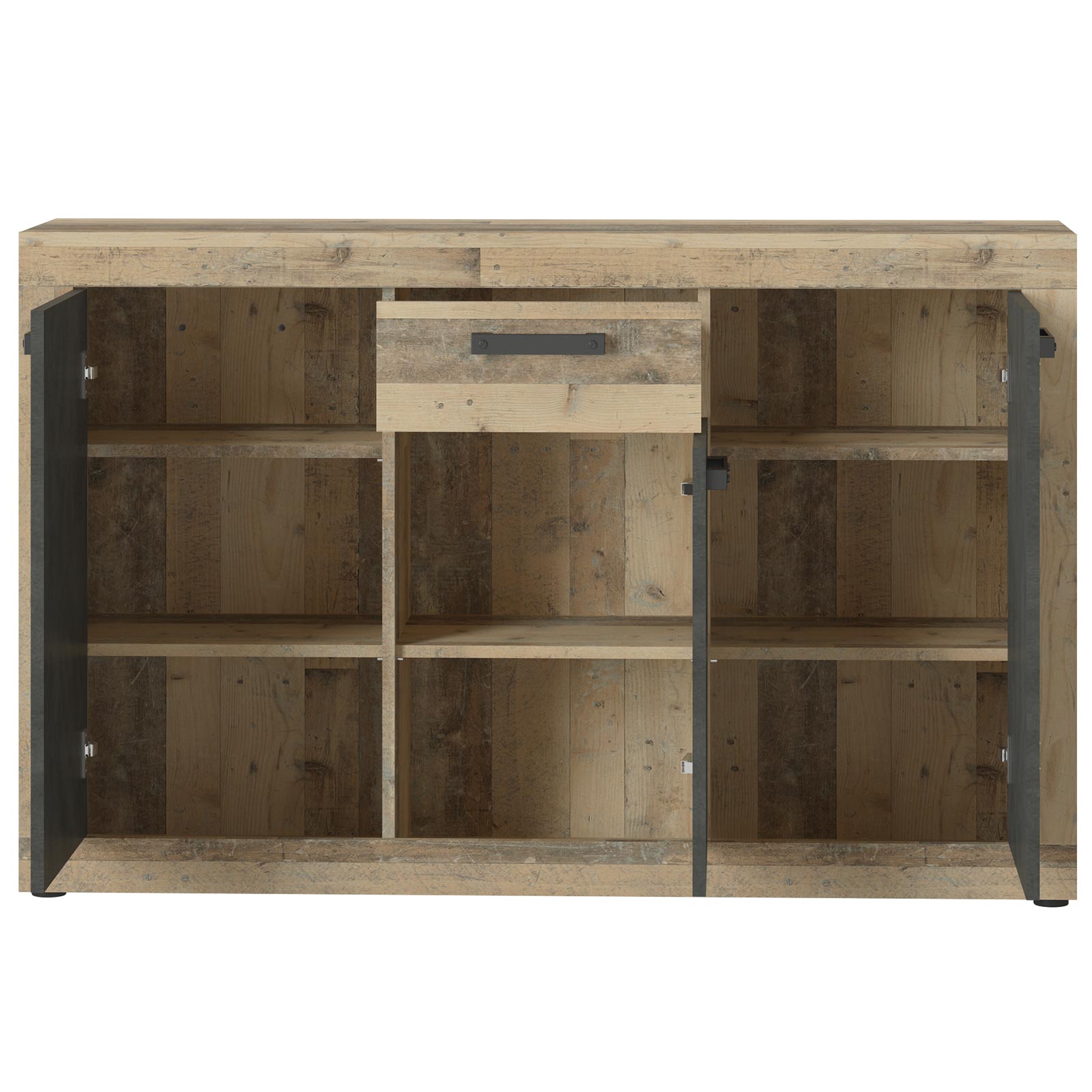 Sideboard - Oly Style hell - Matera dunkel - 135 cm