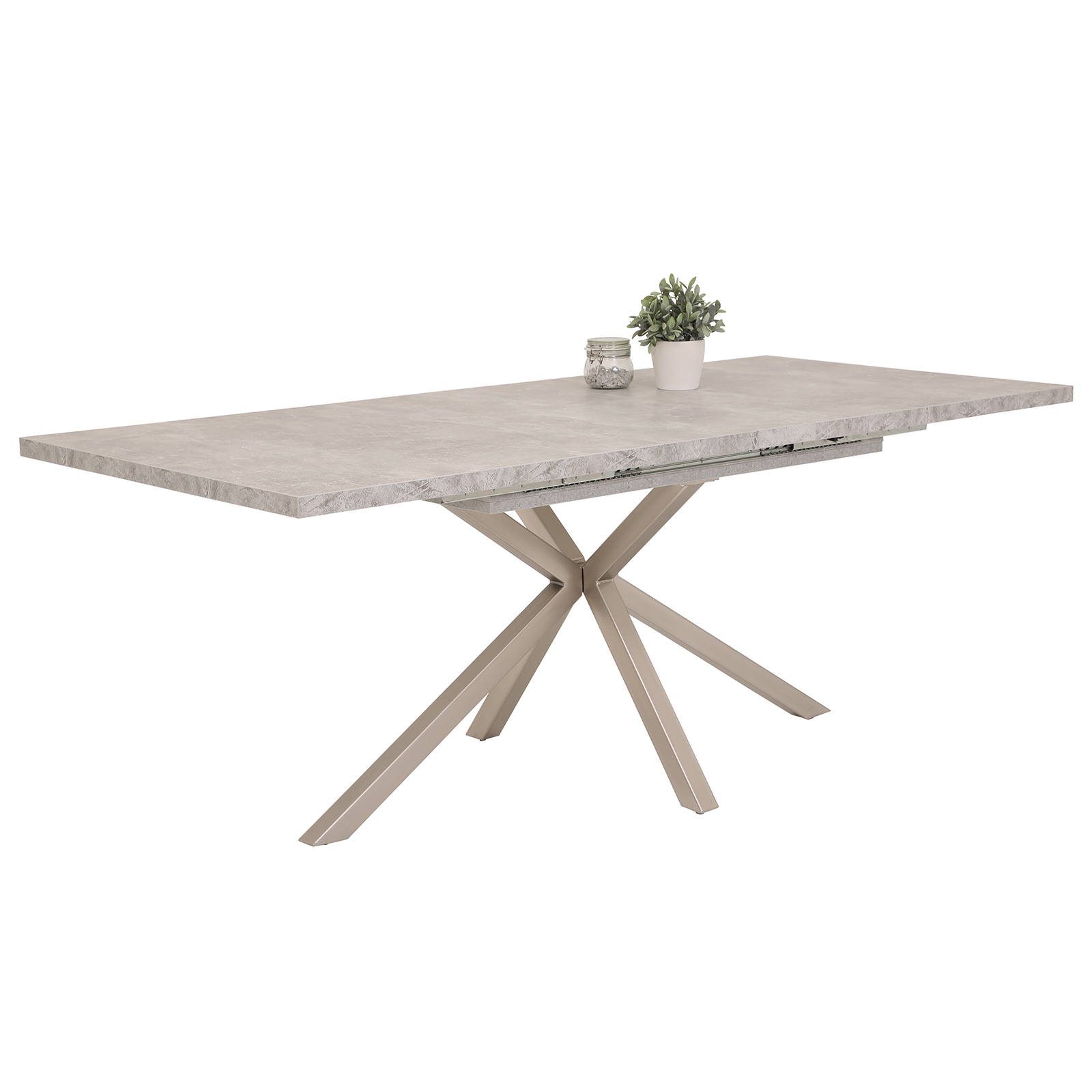 Esstisch - Beton-Optik - ausziehbar | Online bei ROLLER kaufen