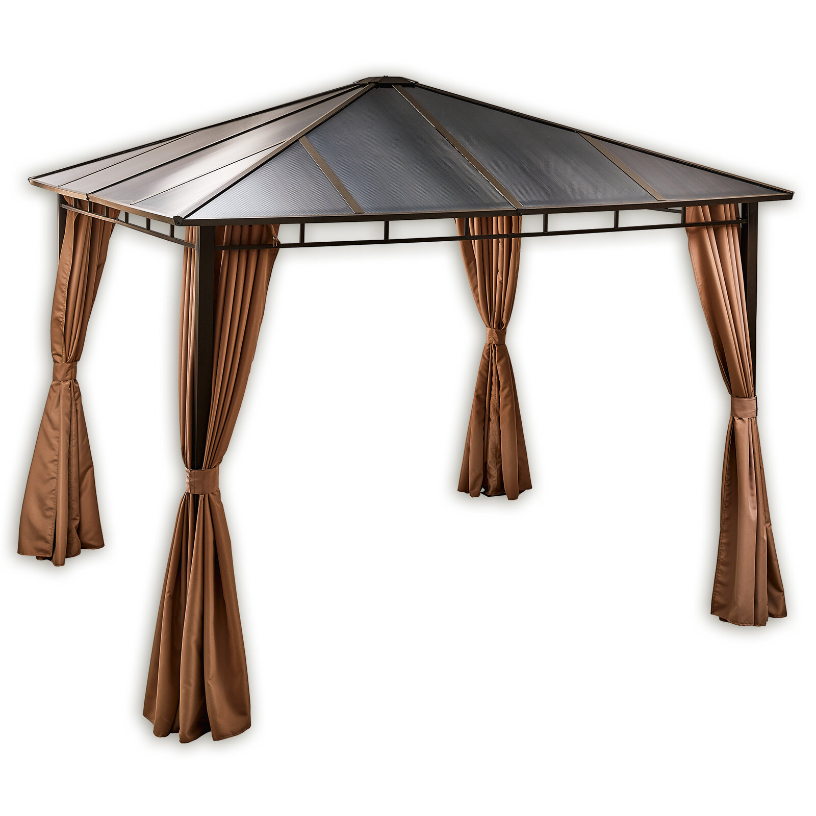 Gardiola Pavillon PANAY - braun - 300x300 cm