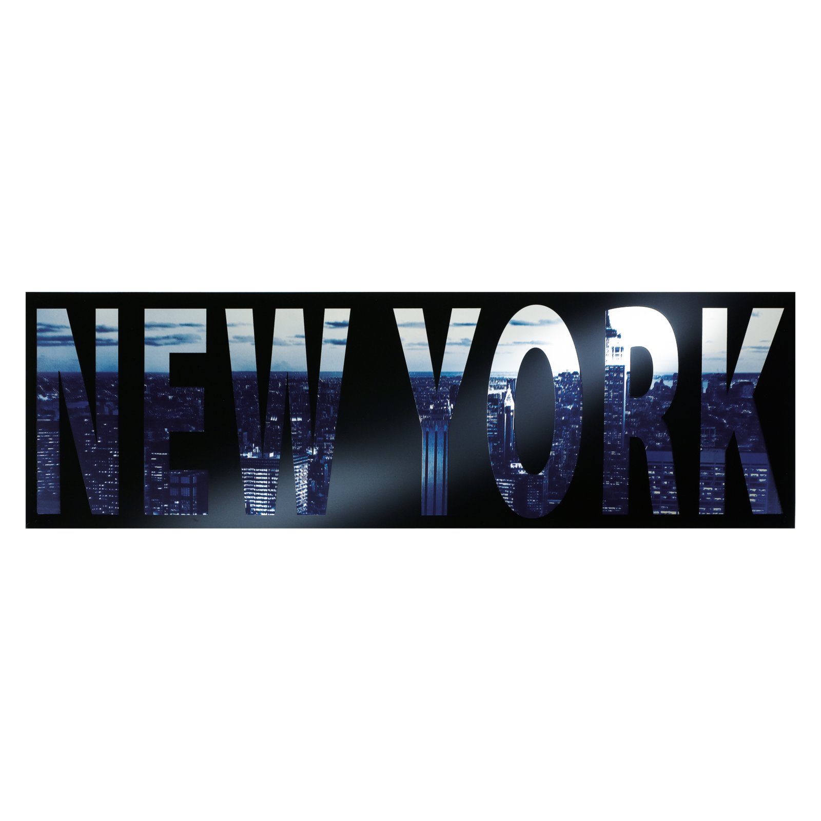 Siebdruckspiegel art of new york glasbild
