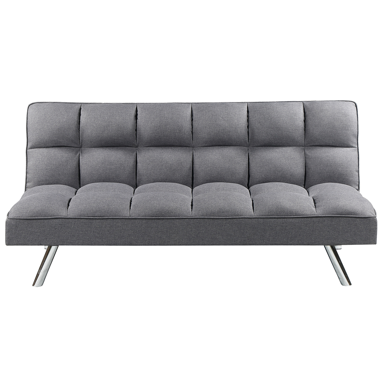 Schlafsofa CHECKER - grau - mit Liegefunktion