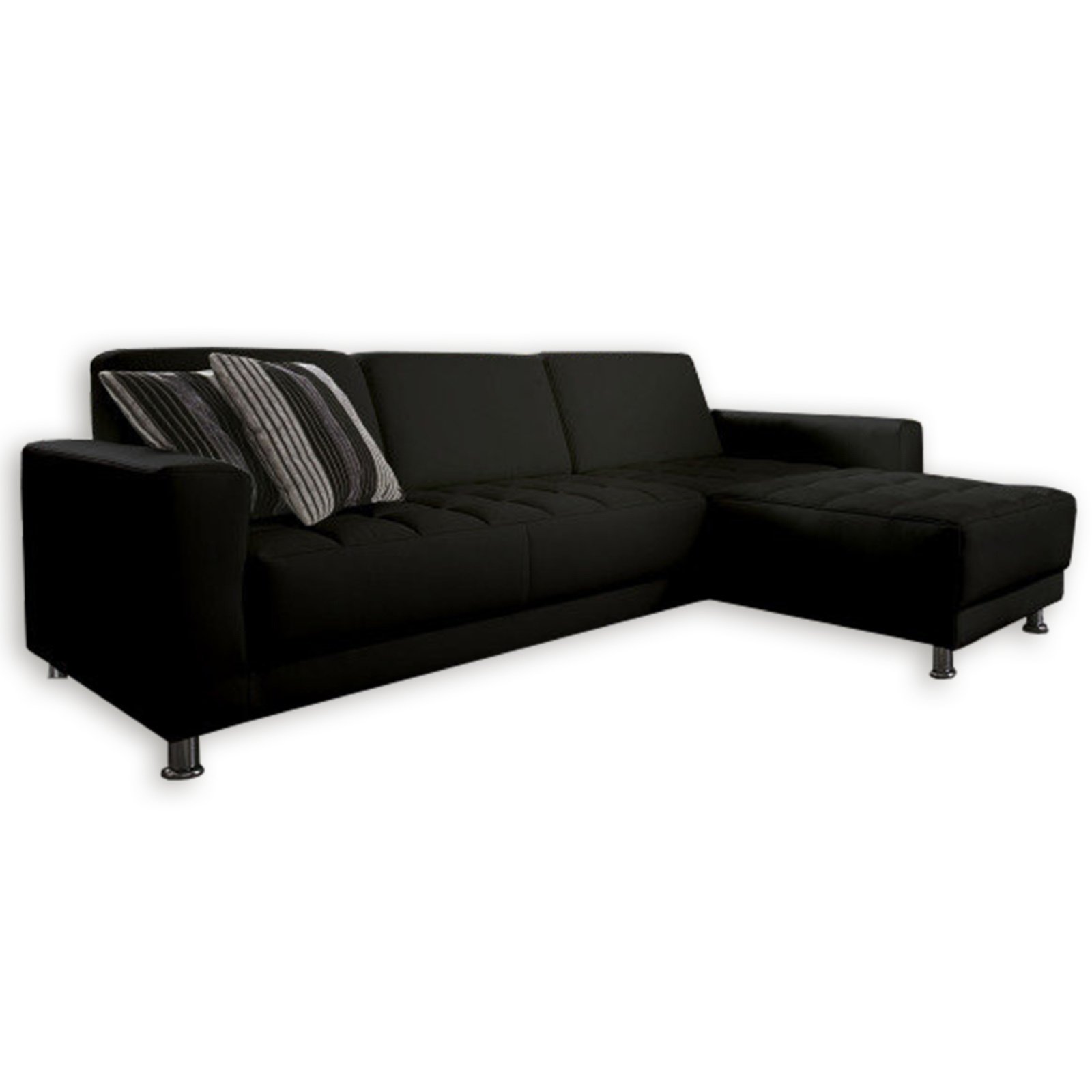 Luxus Gartenmobel Teak : Polsterecke schwarz Kunstleder Recamiere rechts Ecksofas L Luxus Gartenmobel Teak : Polsterecke schwarz Kunstleder Recamiere rechts Ecksofas L