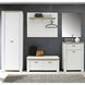 Garderobenschrank - weiß-Eiche Bianco - 68 cm breit