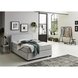 Boxspringbett - silber - H2 - 140x200 cm