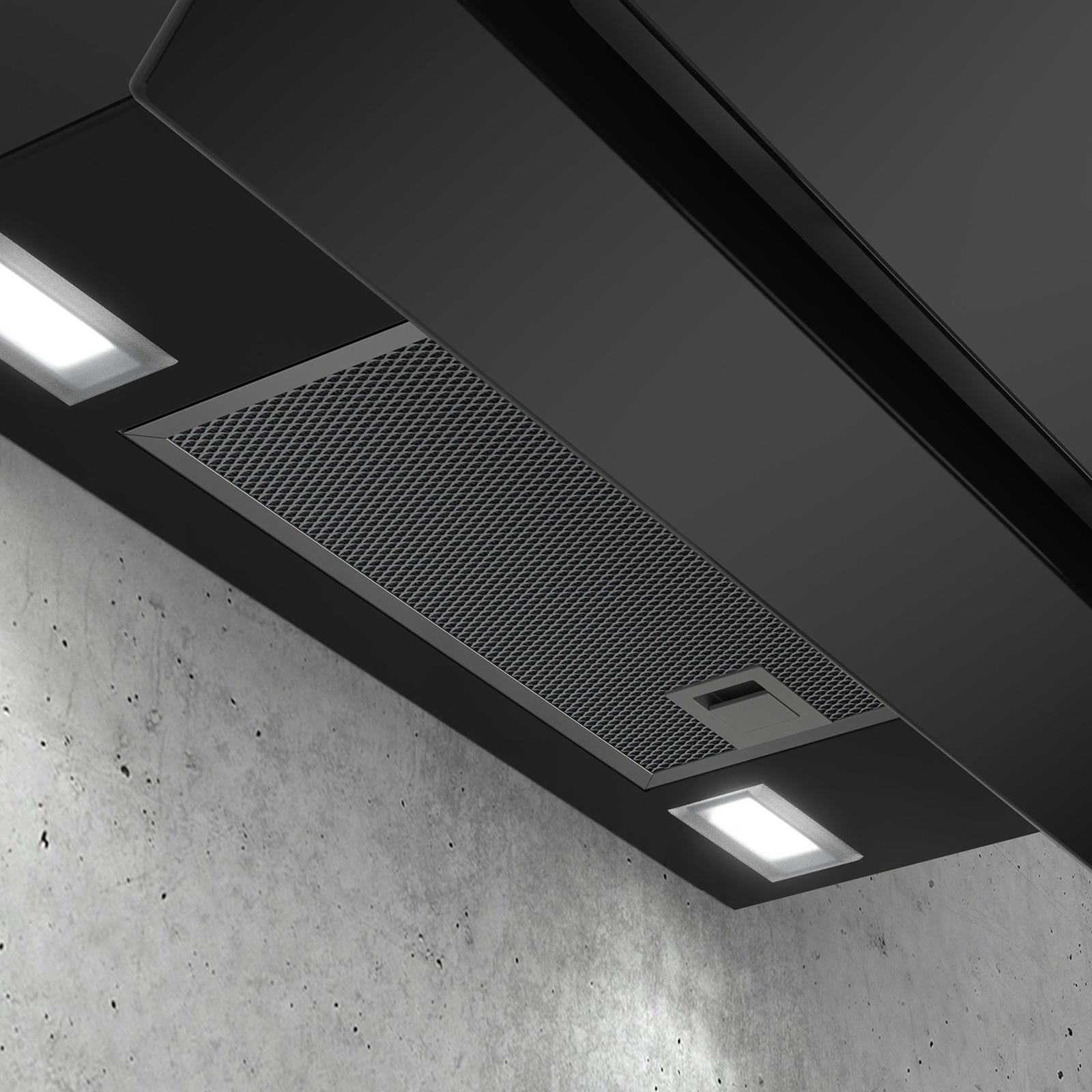 SIEMENS Wandesse LC67KHM60 - schwarz - Klarglas - 60 cm
