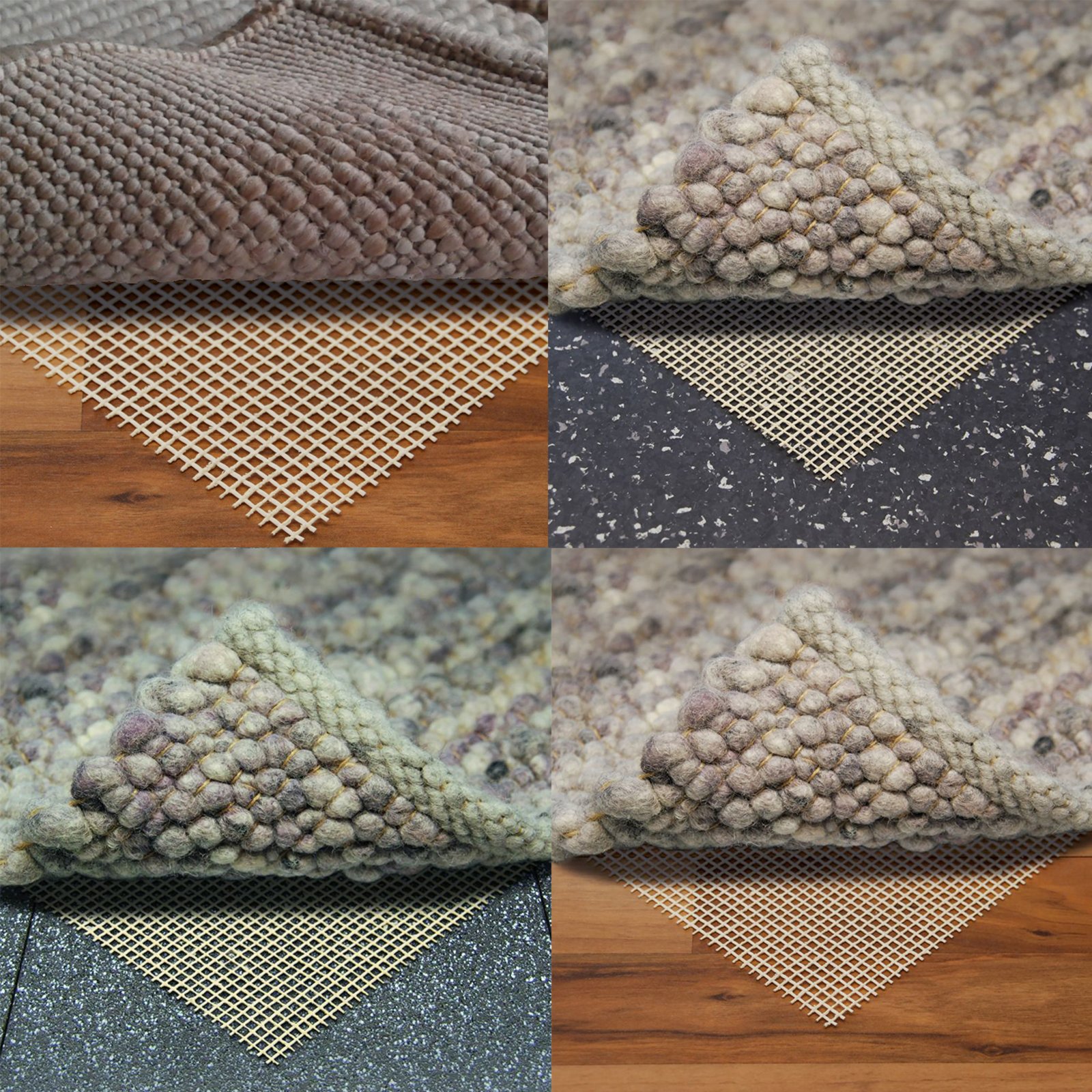 Teppich Antirutschmatte NATUR STOP PLUS - beige - 80x150 cm