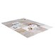 Frisee-Teppich - Einhorn - handgecarvt - 80x150 cm