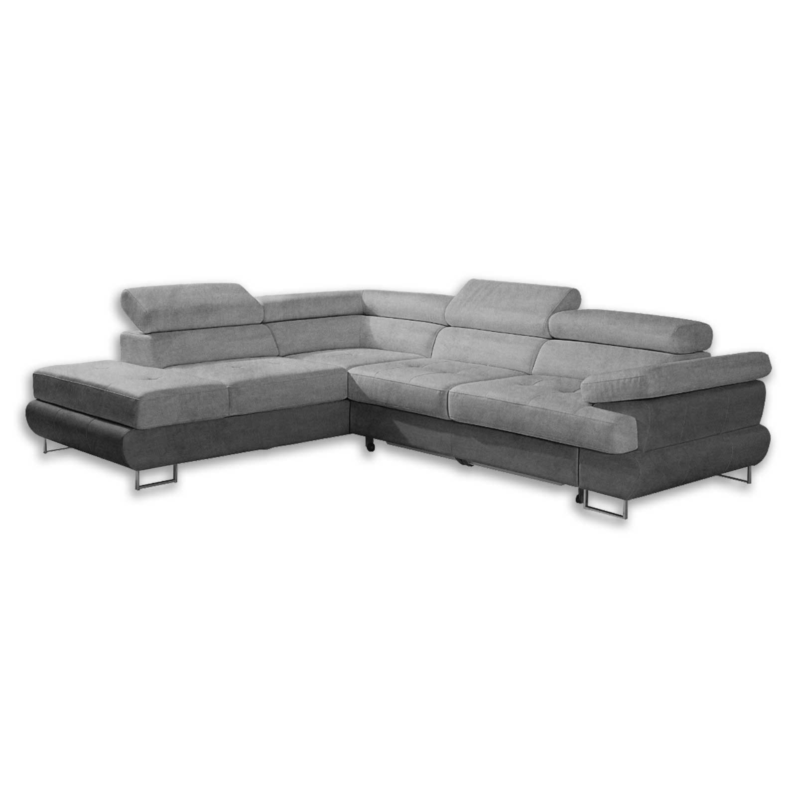 Ecksofa Hellgrau