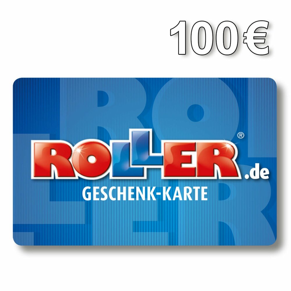 ROLLER Geschenk-Karte - Wert 100 Euro | Gutscheine | Wohnbereiche