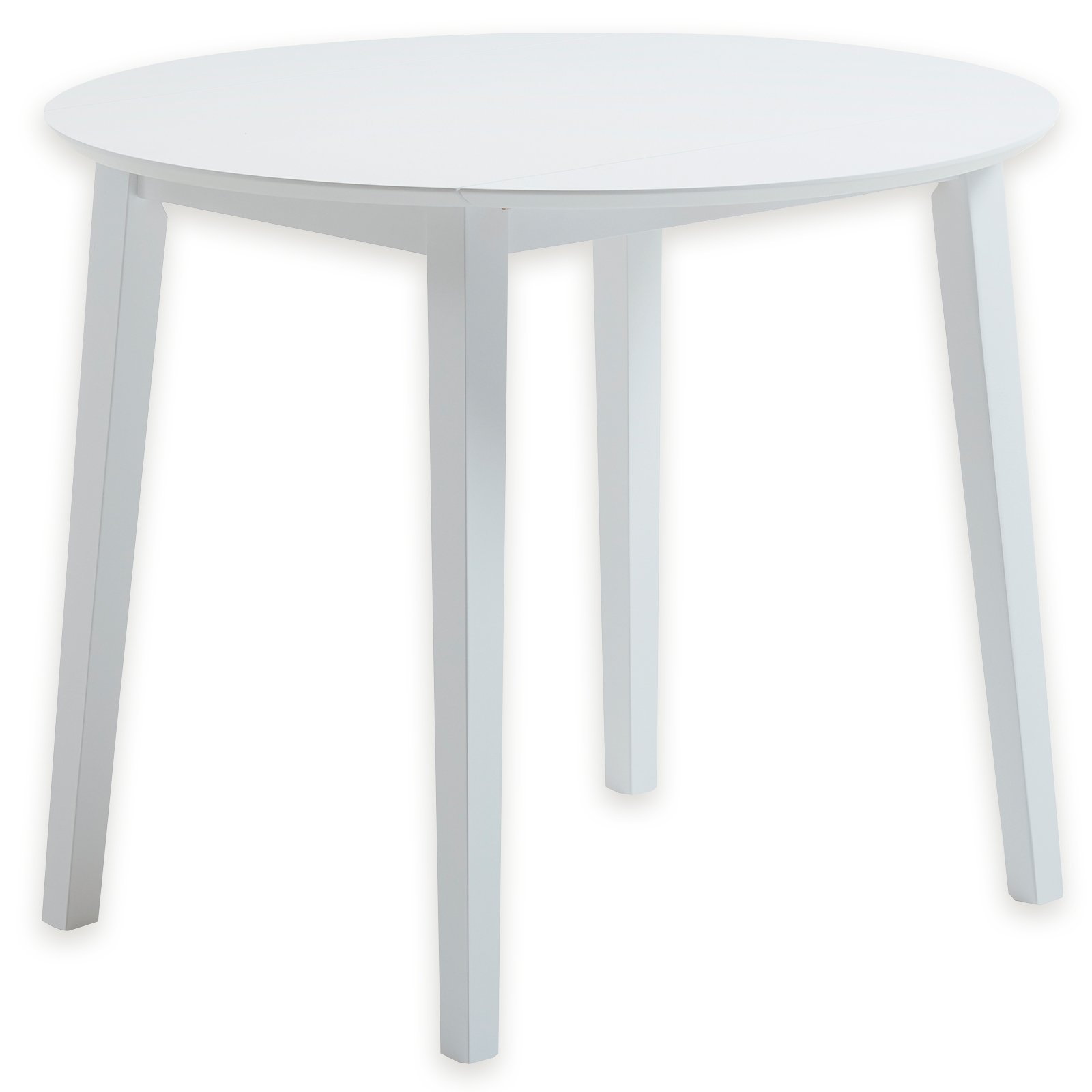 Esstisch Weiss Teilmassiv O 90 Cm Online Bei Roller Kaufen