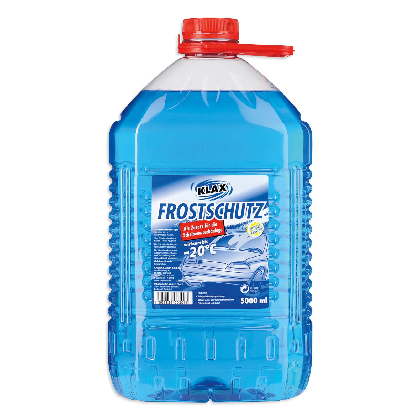 Nach der Abfüllung Frostschutzmittel Flüssigkeit der Scheibenwaschanlage in  schmutzigen Auto von Blau und Rot Frostschutzmittel Behälter Detail  Stockfotografie - Alamy