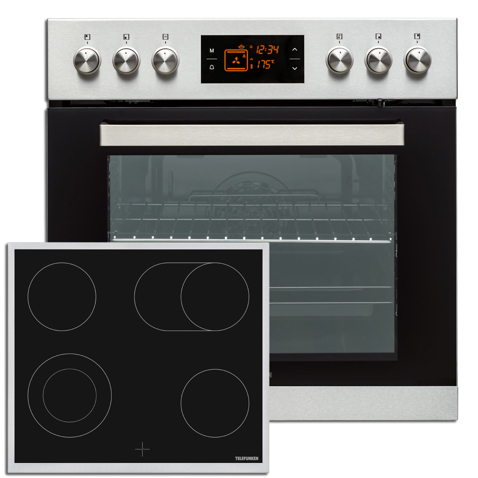 TELEFUNKEN Einbauherd-Set TFEH60SW10 - A