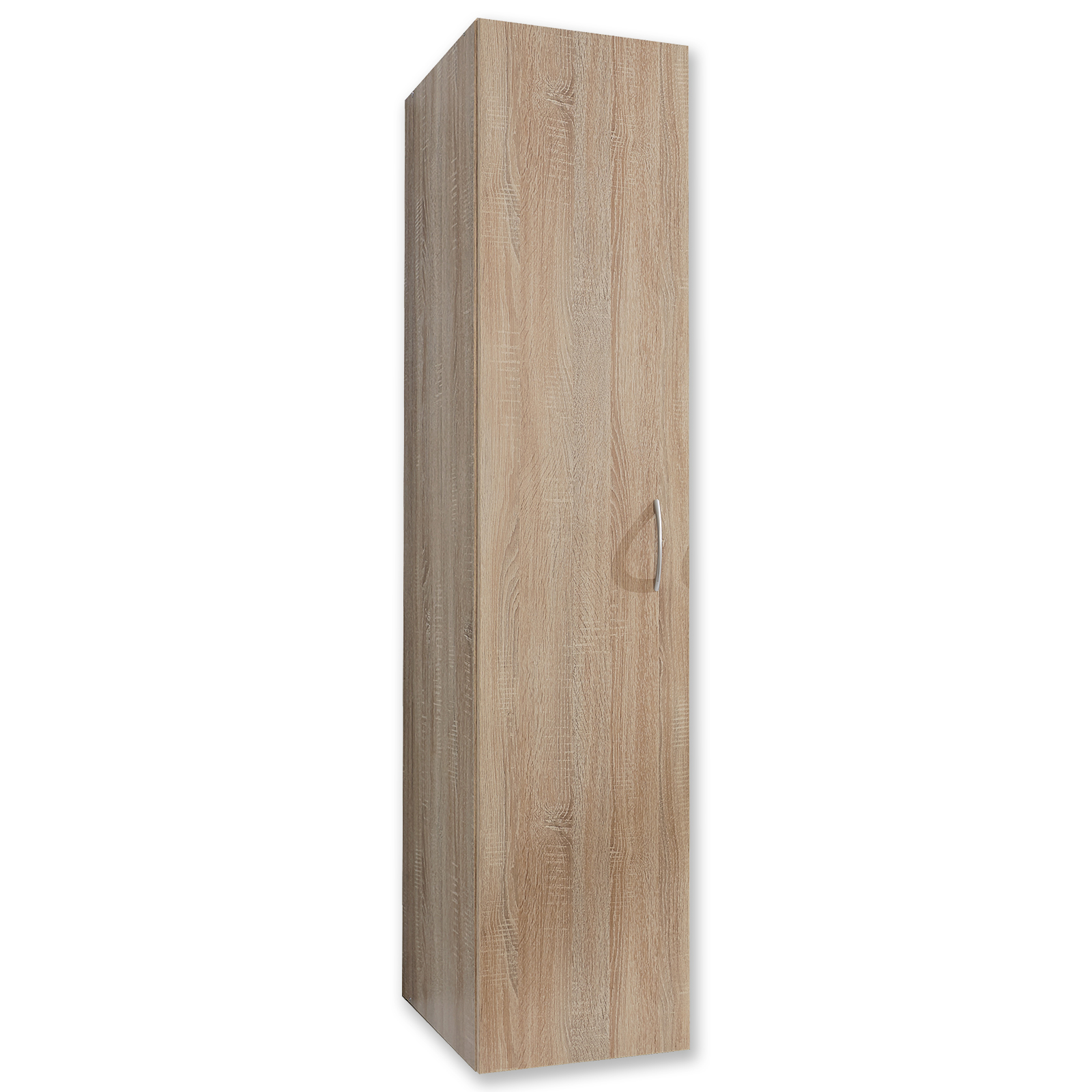 Drehtürenschrank - Eiche sägerau - 45x185x40 cm