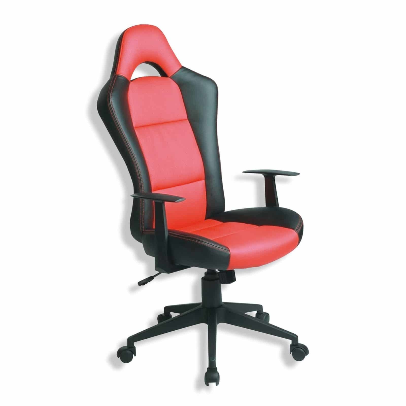 Stühle Hocker Bürostühle Drehstühle Günstig Online Bei Sportlicher Drehstuhl Schwarz Rot Kunstleder