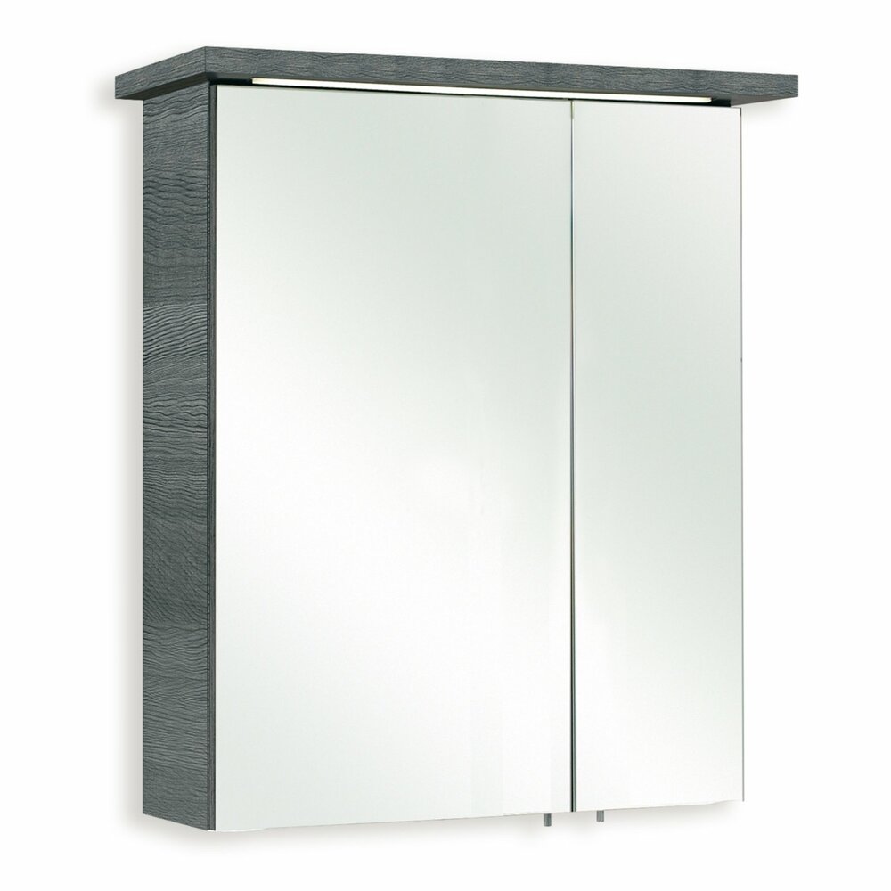 Spiegelschrank CESA I - Graphit Struktur - 60 cm | Spiegelschränke