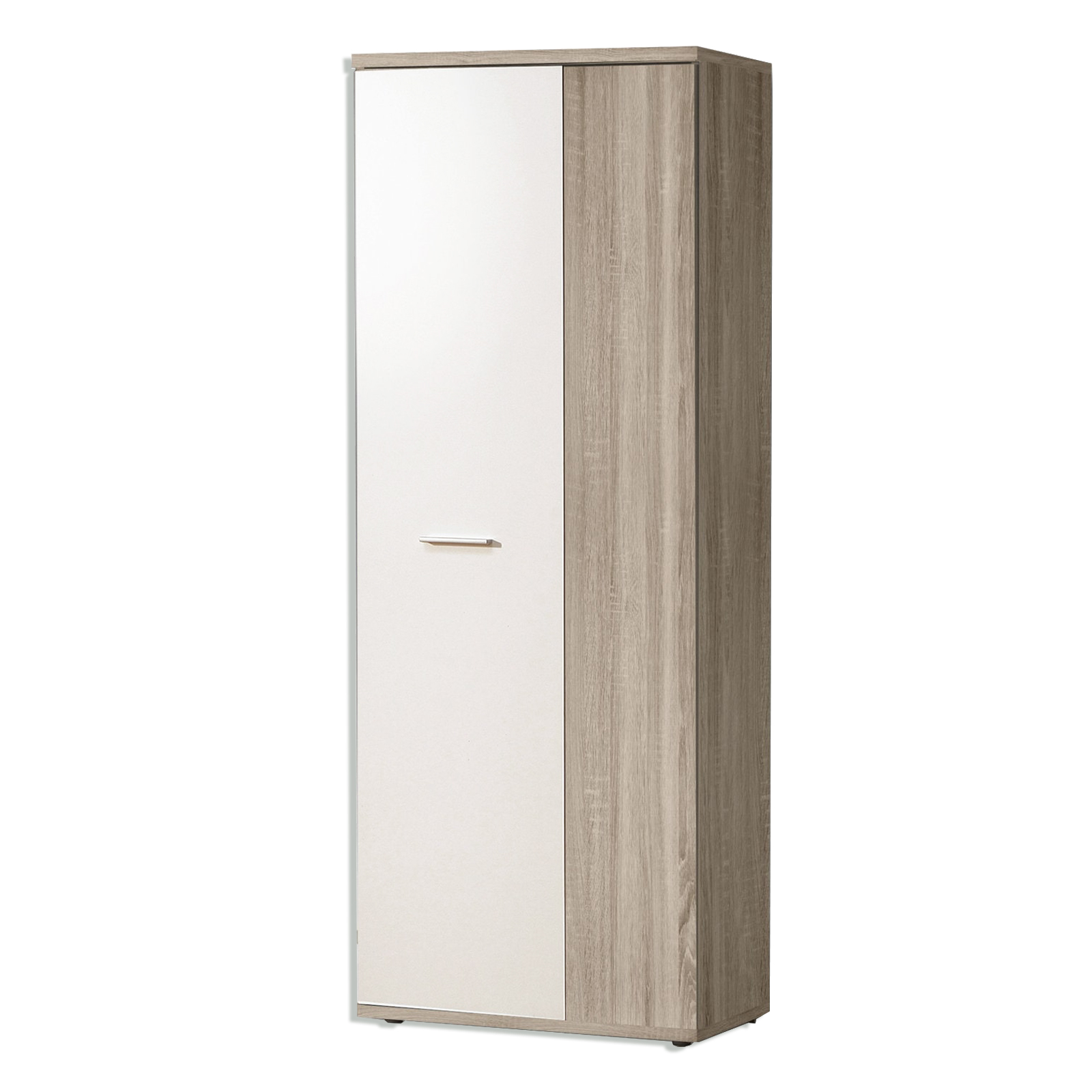 Schuhschrank - Sandeiche - 5 Einlegeböden - 69 cm breit