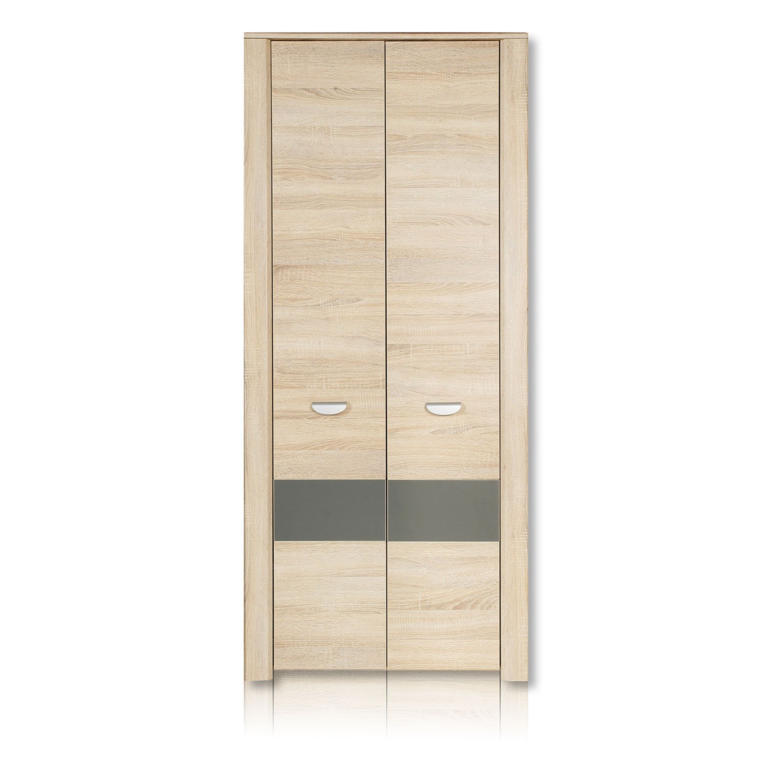 Kleiderschrank - Sonoma Eiche - grau-anthrazit Kleiderschrank - Sonoma Eiche - grau-anthrazit