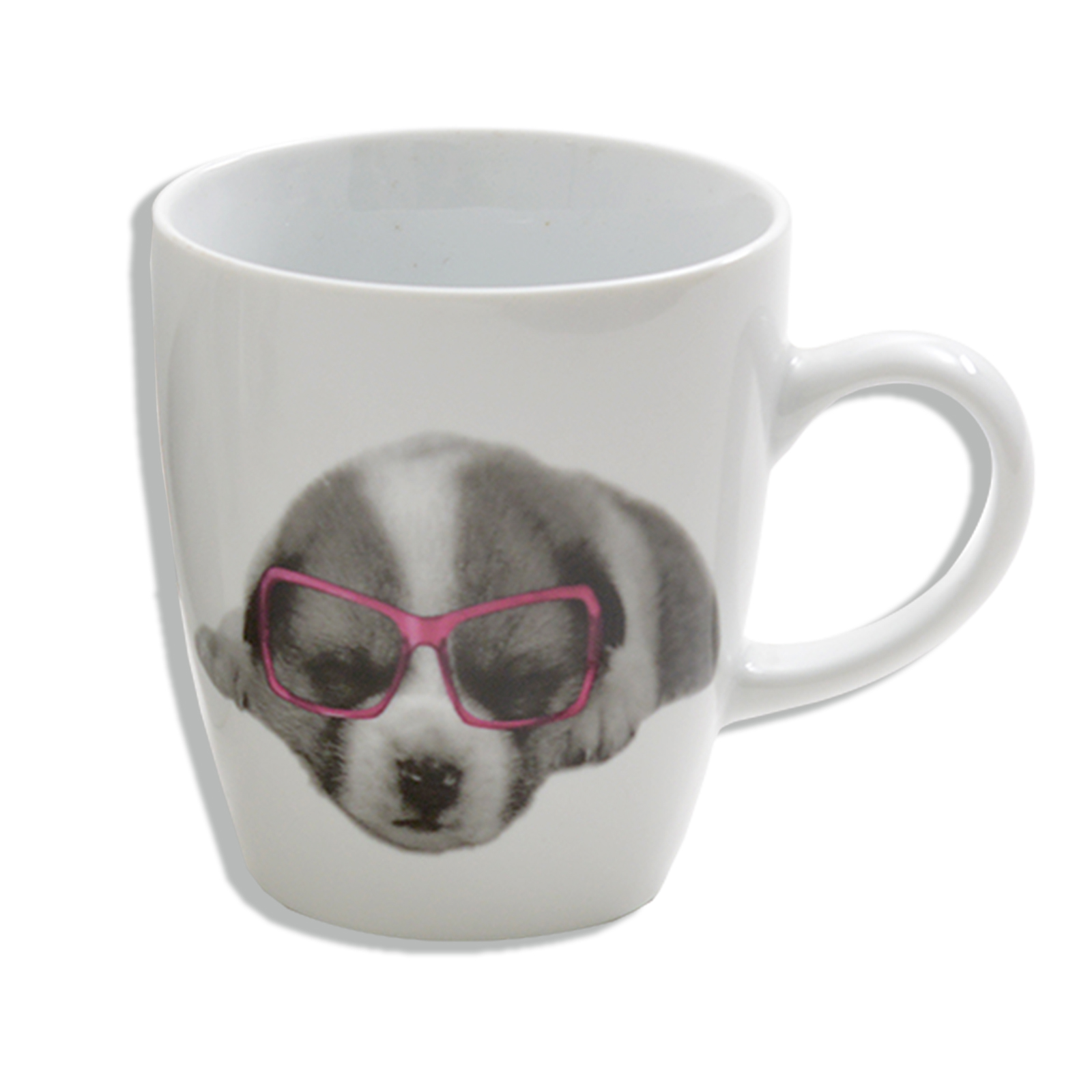 Kaffeebecher - Hund und Katze - Porzellan