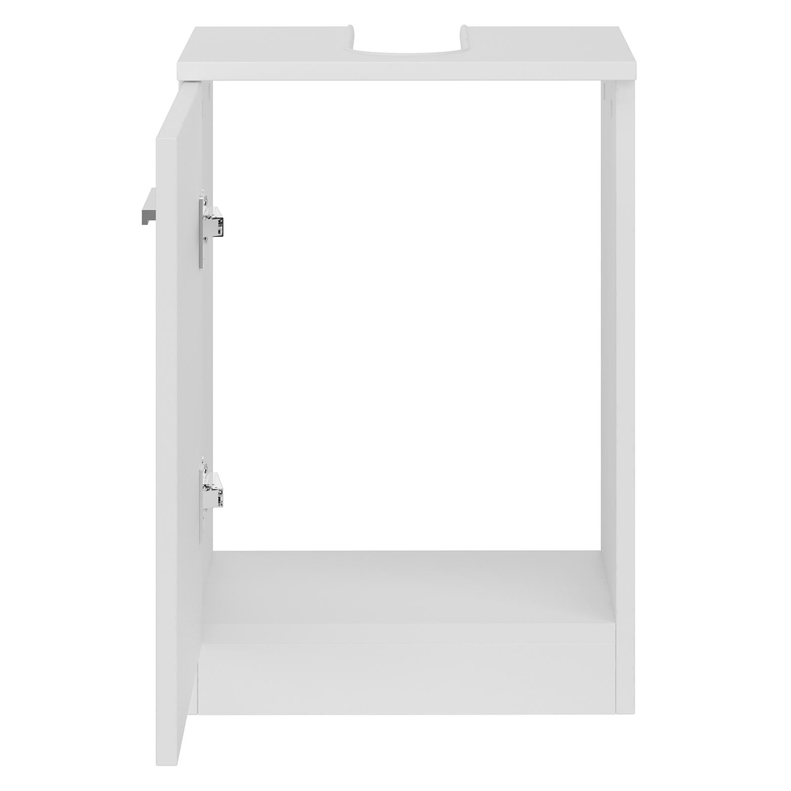 Waschbeckenunterschrank - weiß - 38 cm breit
