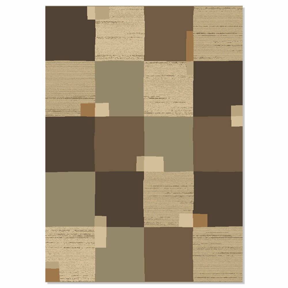 Teppich VERA - braun - 160x230 cm | Gemusterte Teppiche ...