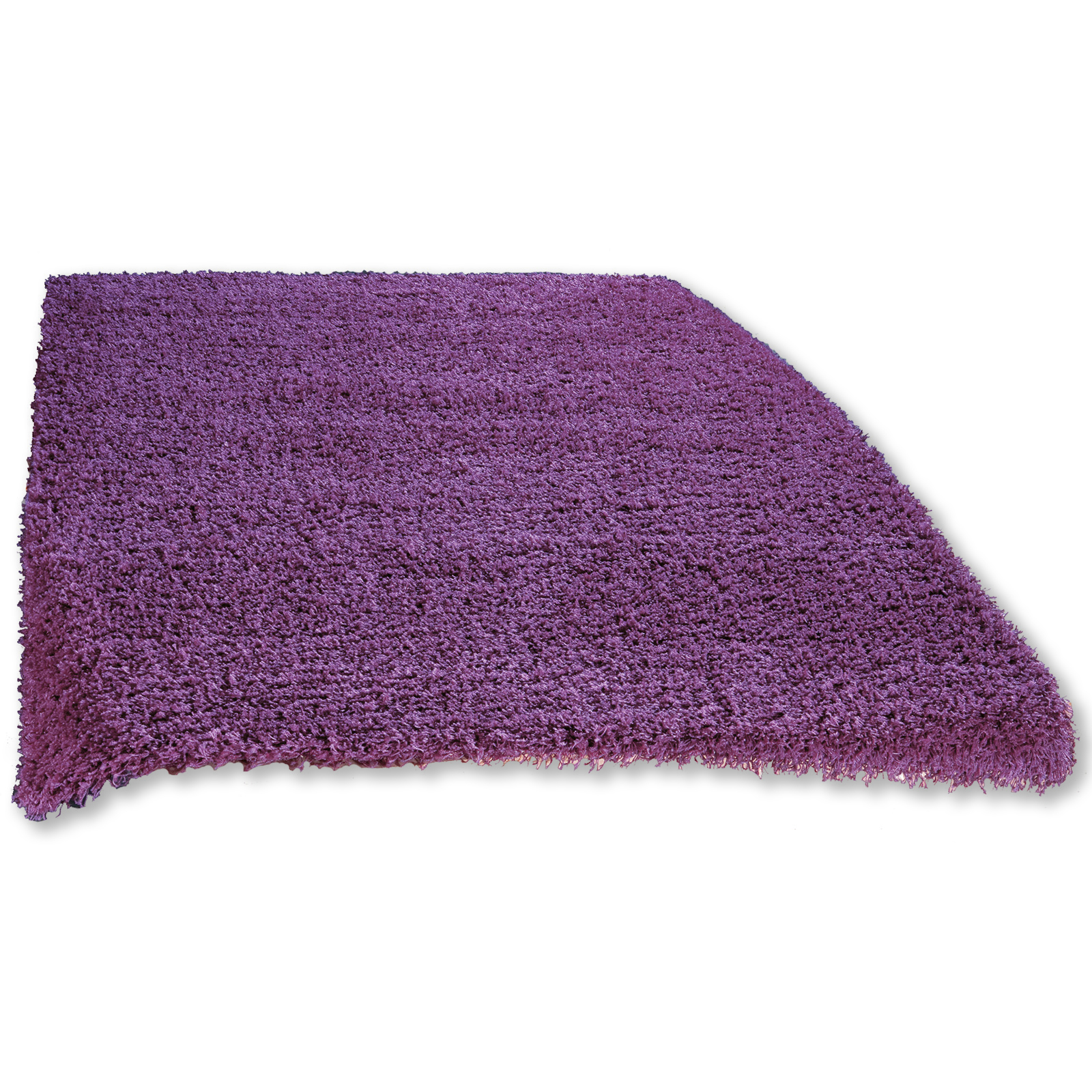 Hochflor-Teppich - lila - 120x170 cm