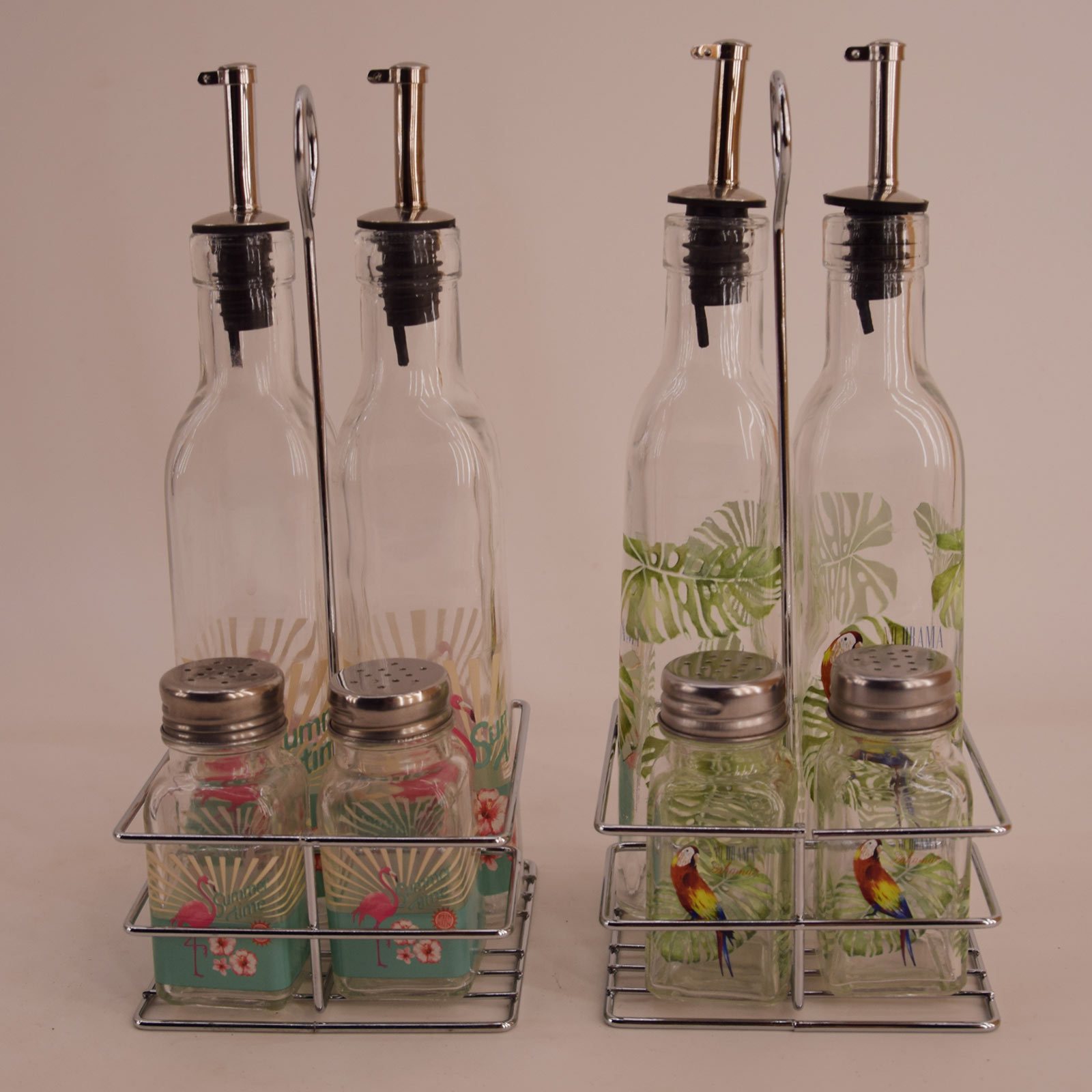 5-teiliges Essig-Öl-Set - sortierte Designs