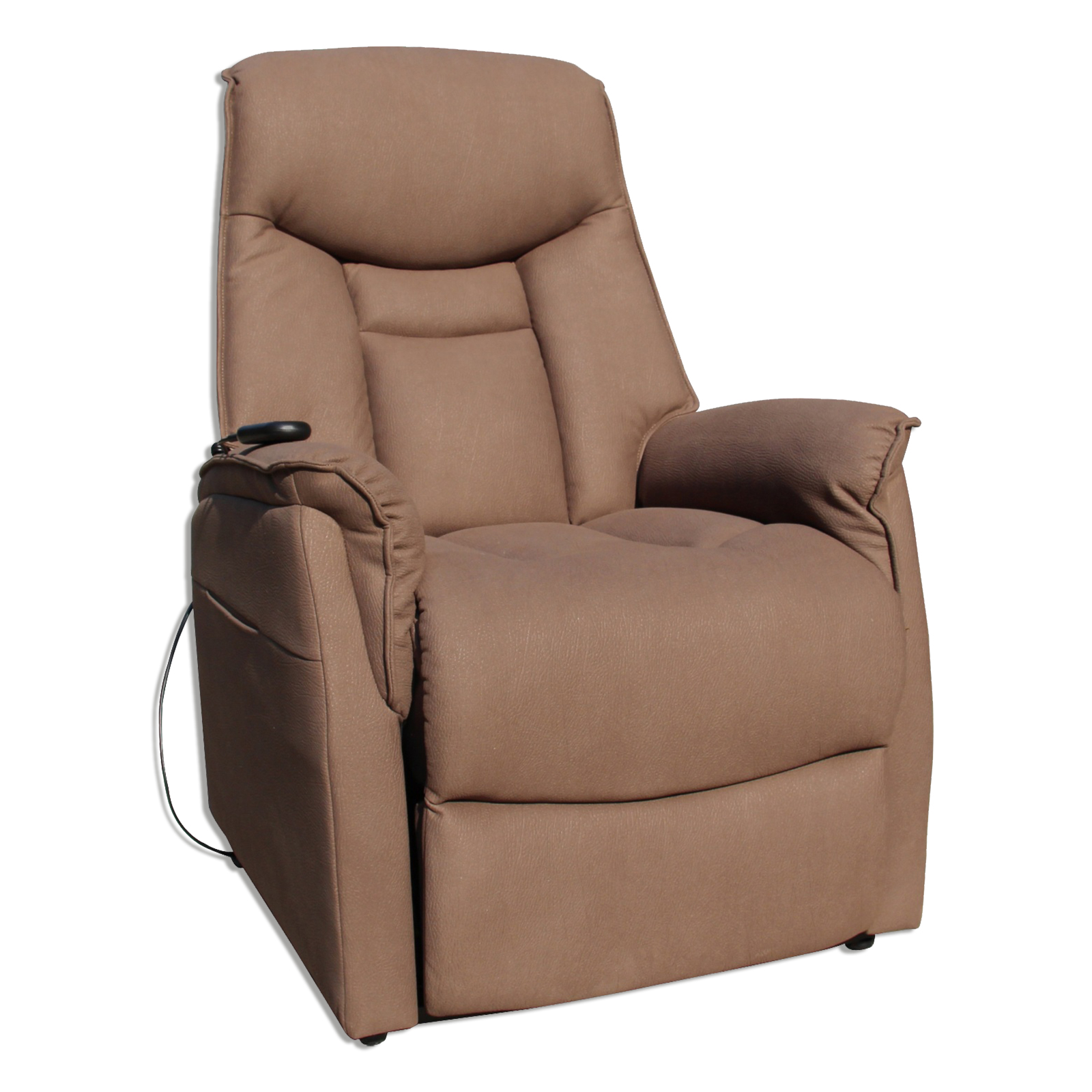 TV-Sessel - dunkelbraun - mit Motor