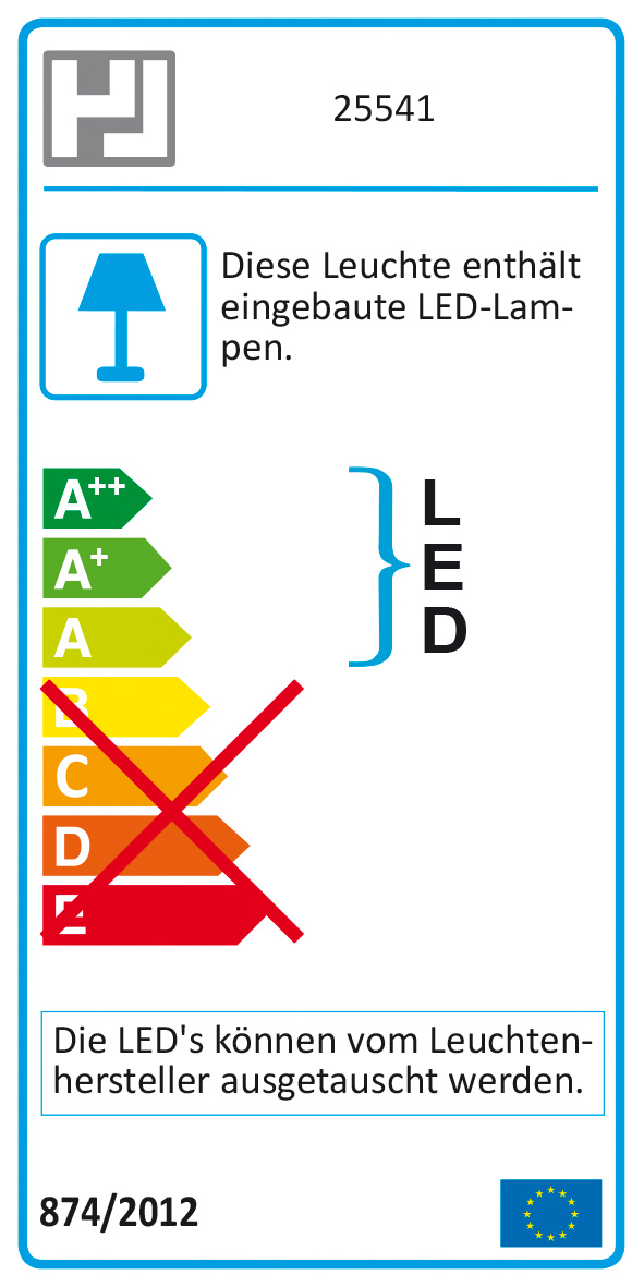 Wandleuchte LOVI - Chrom-matt - Aluminium
