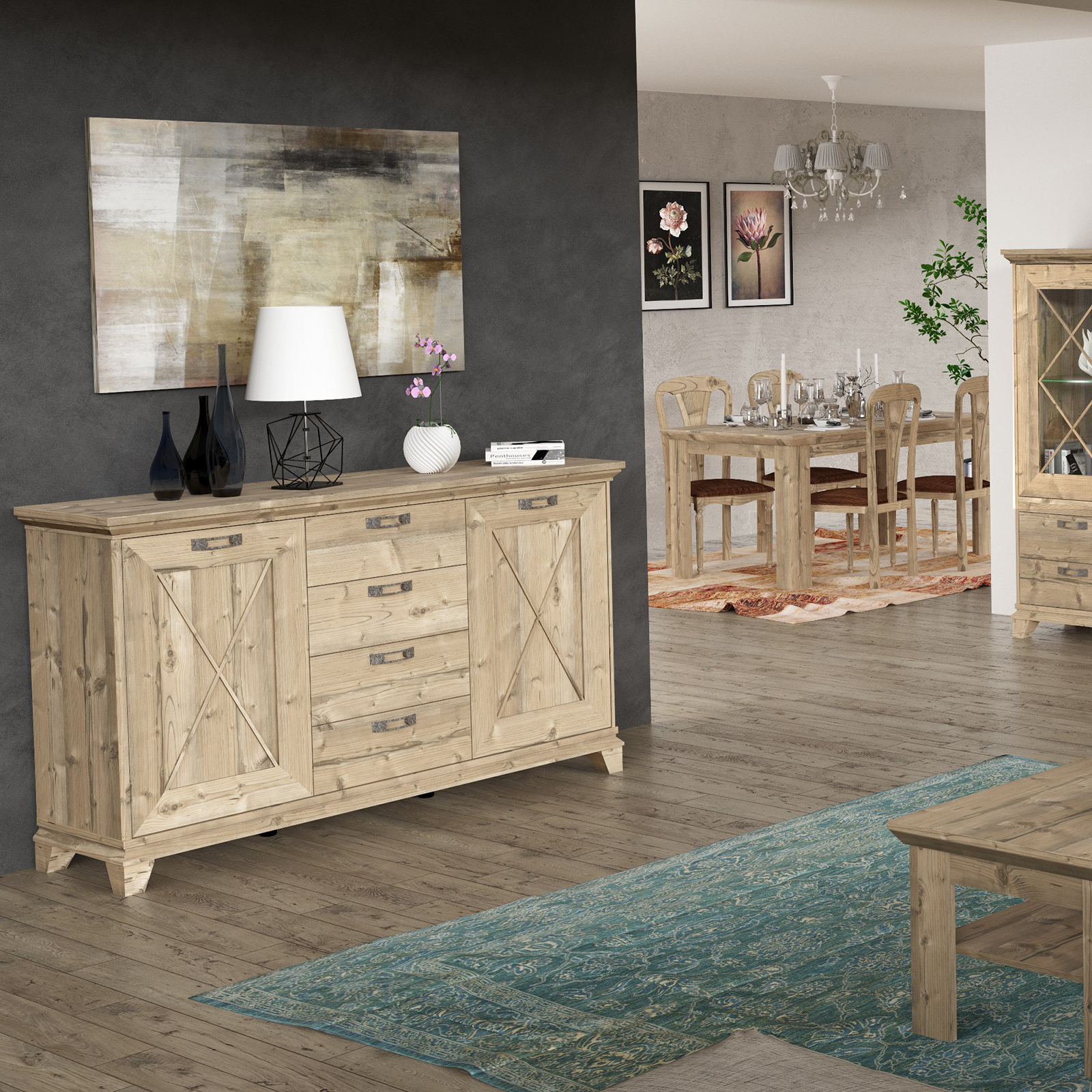 Sideboard - Bramberg Fichte - 175 cm