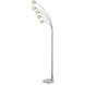 LED-Stehlampe - chrom - 5-flammig - 0486005700