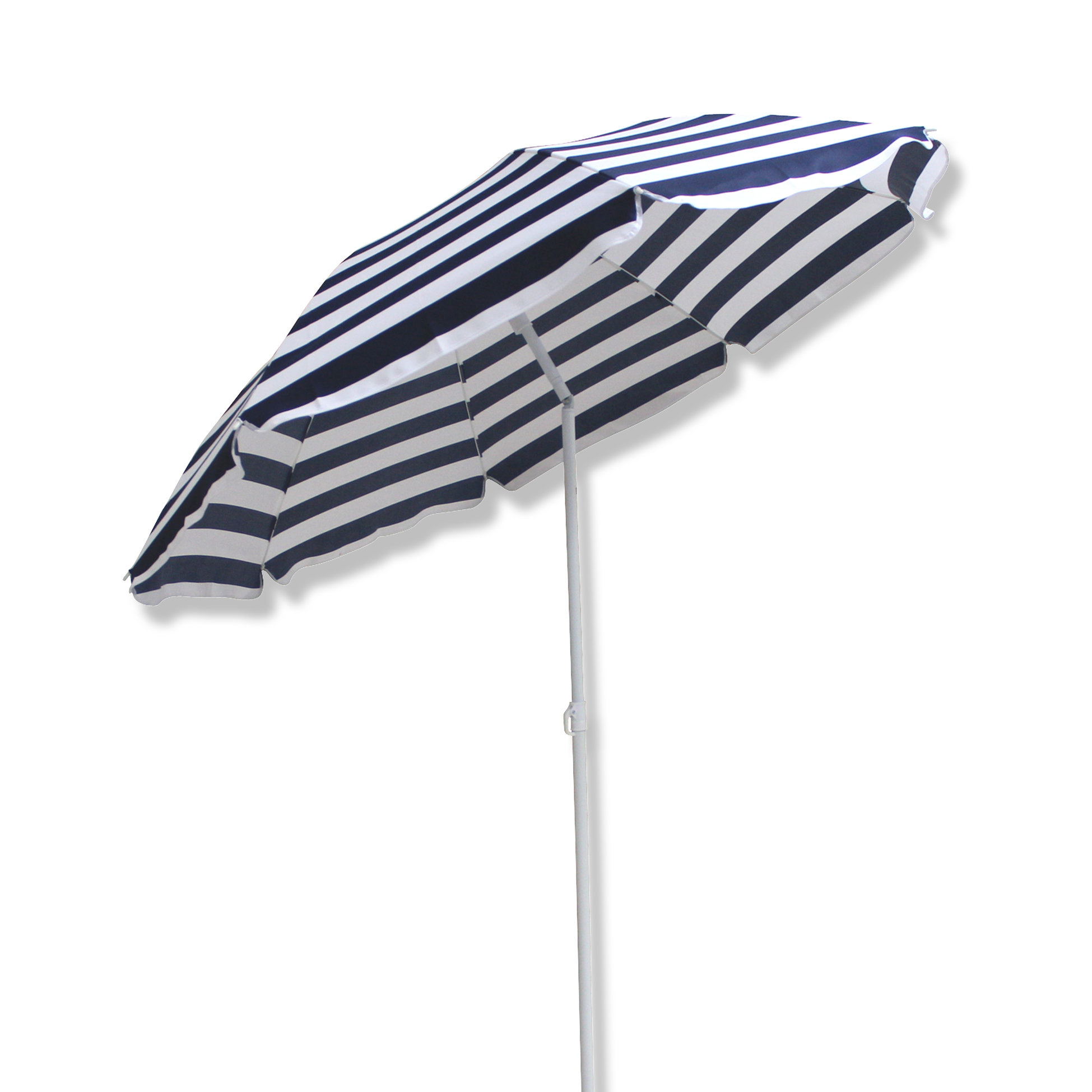 Gardiola Sonnenschirm - blau-weiß - Knickfunktion