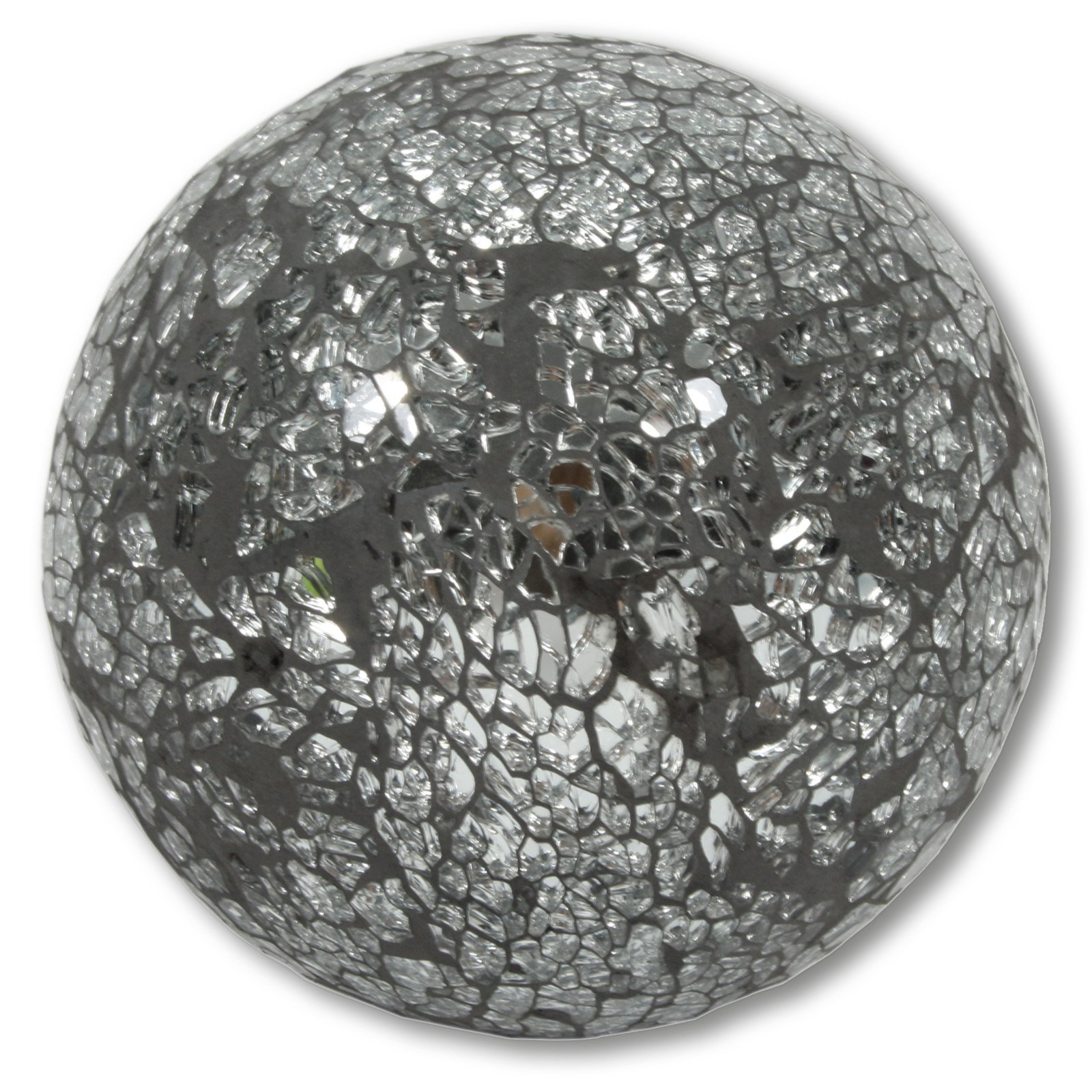 deko wohnzimmer silber:Deko-Kugel – silber – Mosaik – 10 cm Durchmesser deko wohnzimmer silber:Deko-Kugel – silber – Mosaik – 10 cm Durchmesser