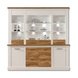 Highboard TORONTO - Pinie hell-Satin Nussbaum - 210 cm breit
