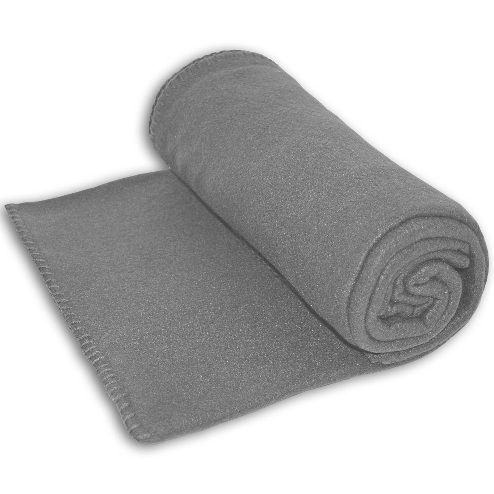 CleverPick Fleecedecke - grau - 130x160 cm