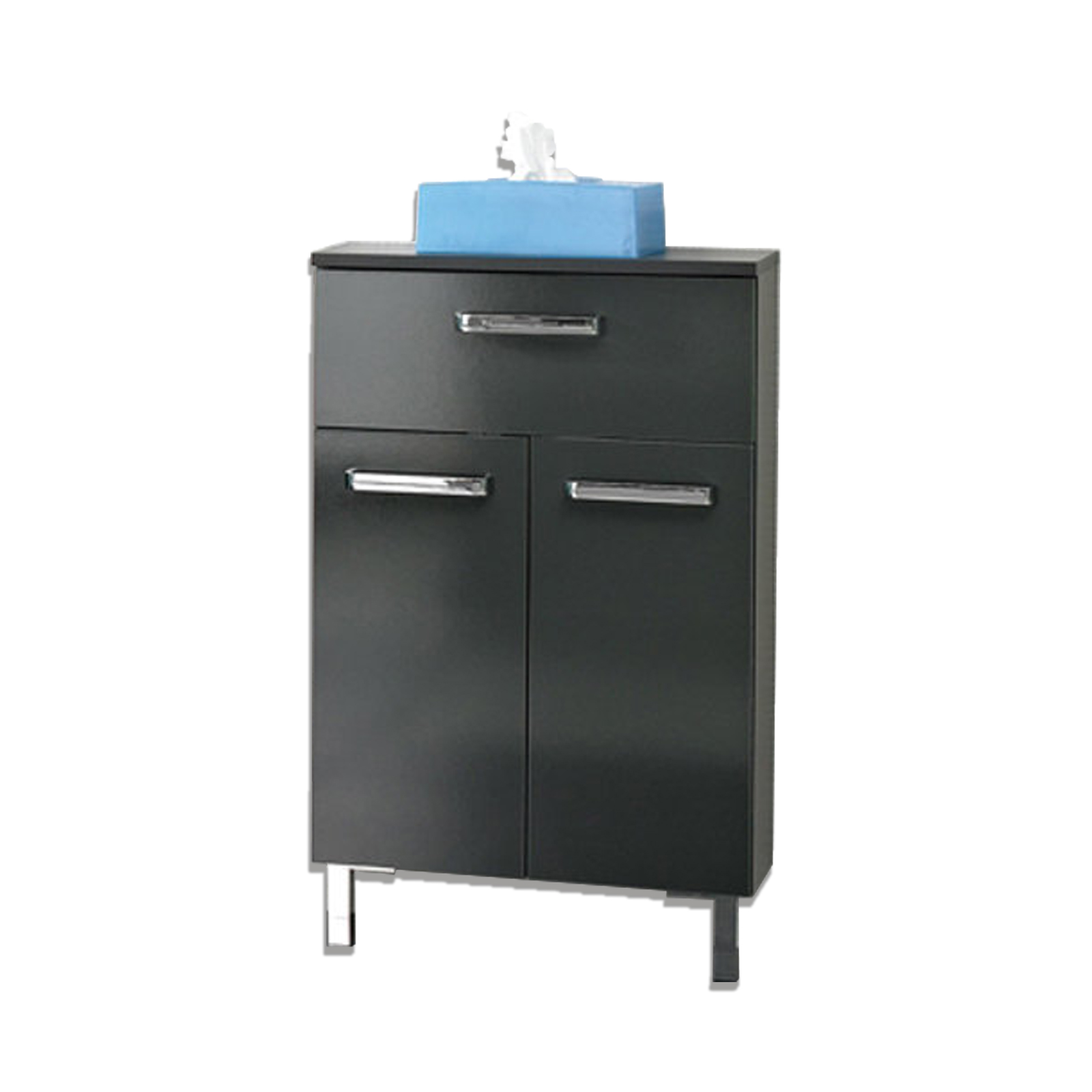 Unterschrank - anthrazit glänzend - 50 cm breit