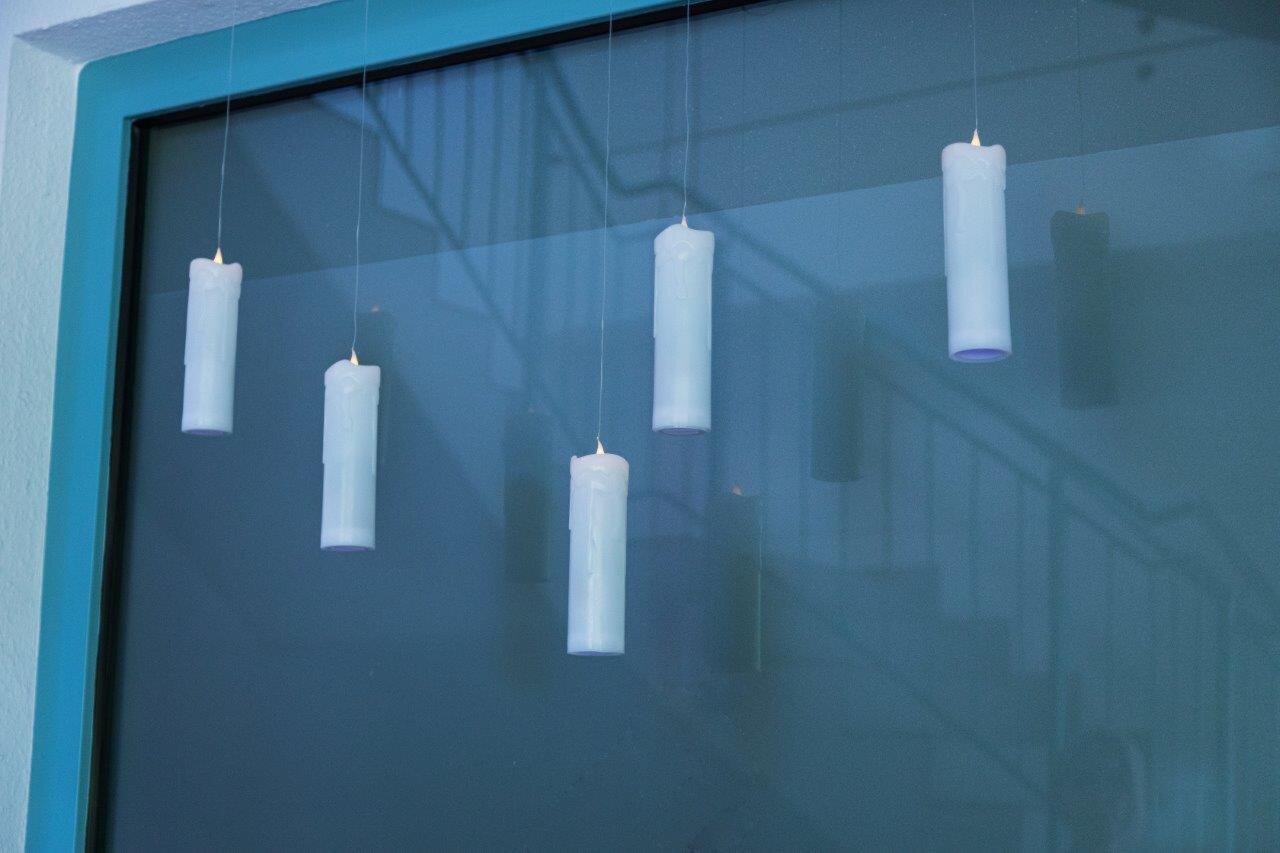 ROLLER 5er-Set | Kerzen bei weiß LED kaufen - - Fernbedienung Hängen Online zum mit