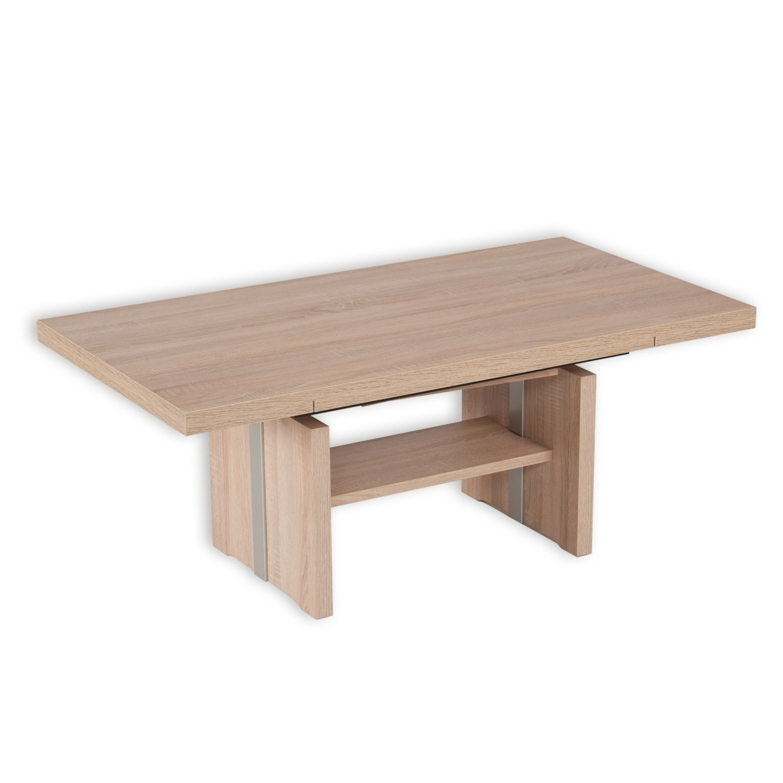 ~ Couchtisch Eiche hell ausziehbar 110 cm breit Couchtische [R Couchtisch Eiche Hell ~ Couchtisch Eiche hell ausziehbar 110 cm breit Couchtische [R