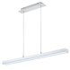 LED-Pendelleuchte AGANO - alu-weiß matt - 150 cm