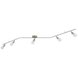 LAMPURA LED-Deckenstrahler PABLO - Nickel matt - 5-flammig