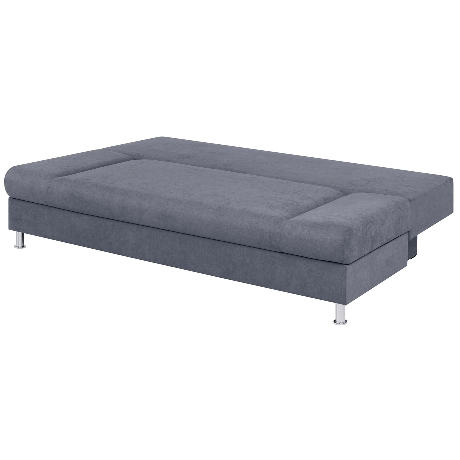 Schlafsofa - grau - Bonellfederkern