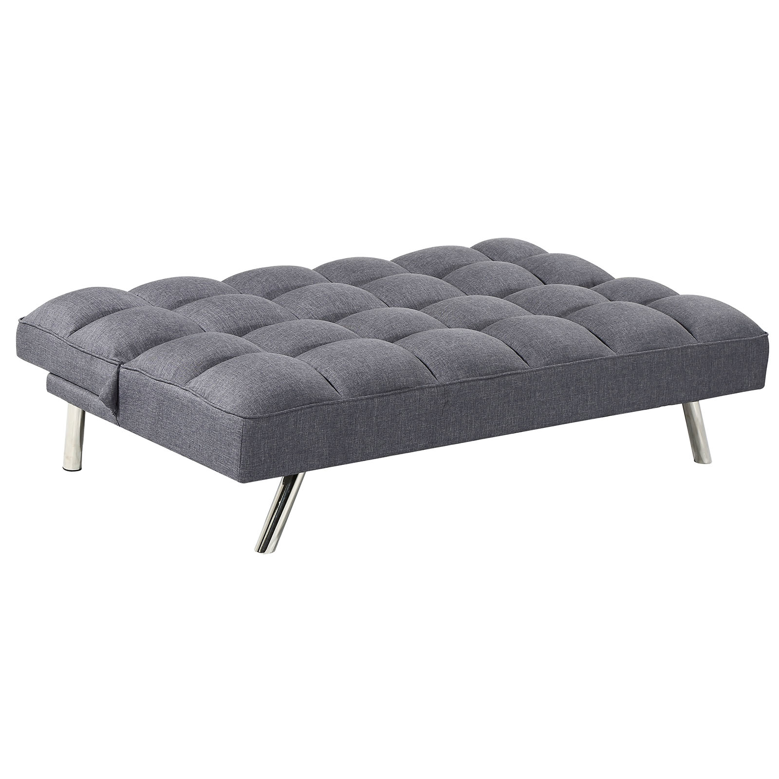Schlafsofa CHECKER - grau - mit Liegefunktion