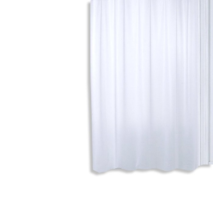 Duschvorhang PLAIN weiß 180x200 cm Duschvorhänge & Rollos