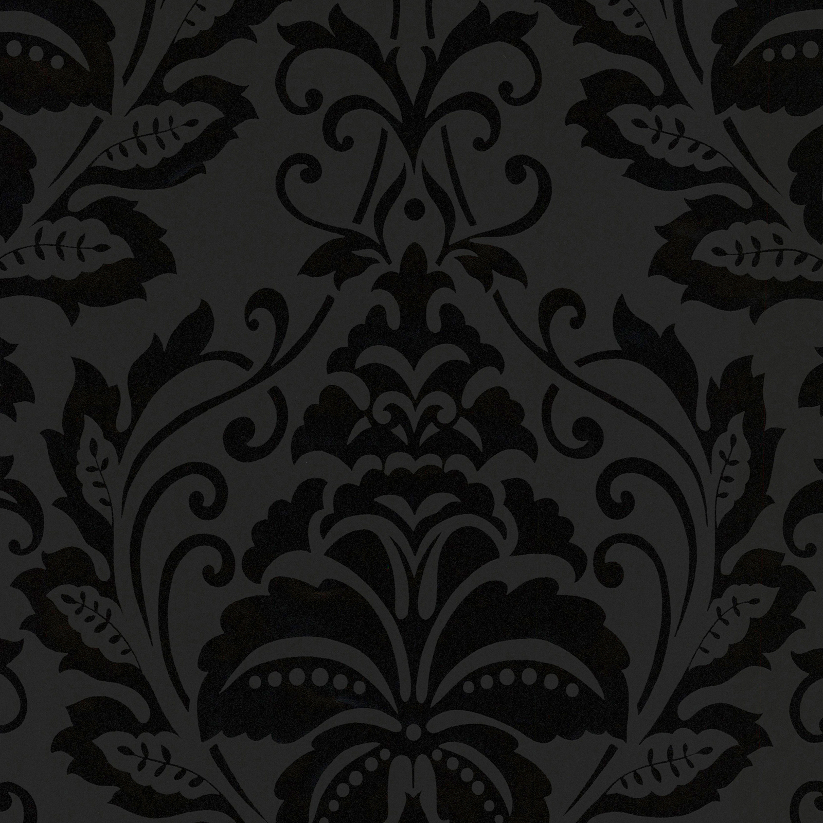 A.S. Creation Vliestapete BAROCK - schwarz - 10 Meter